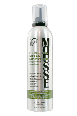 VIGOROL Olive Oilve Mega Moisture Mousse ( 12oz), Sareya Beauty Supply store in Calgary Alberta Canada